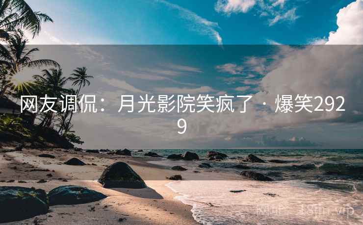 网友调侃：月光影院笑疯了 · 爆笑2929